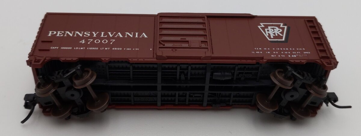 Atlas N Scale T-A 102 40' Pennsylvania Boxcar #47007 LN/Box