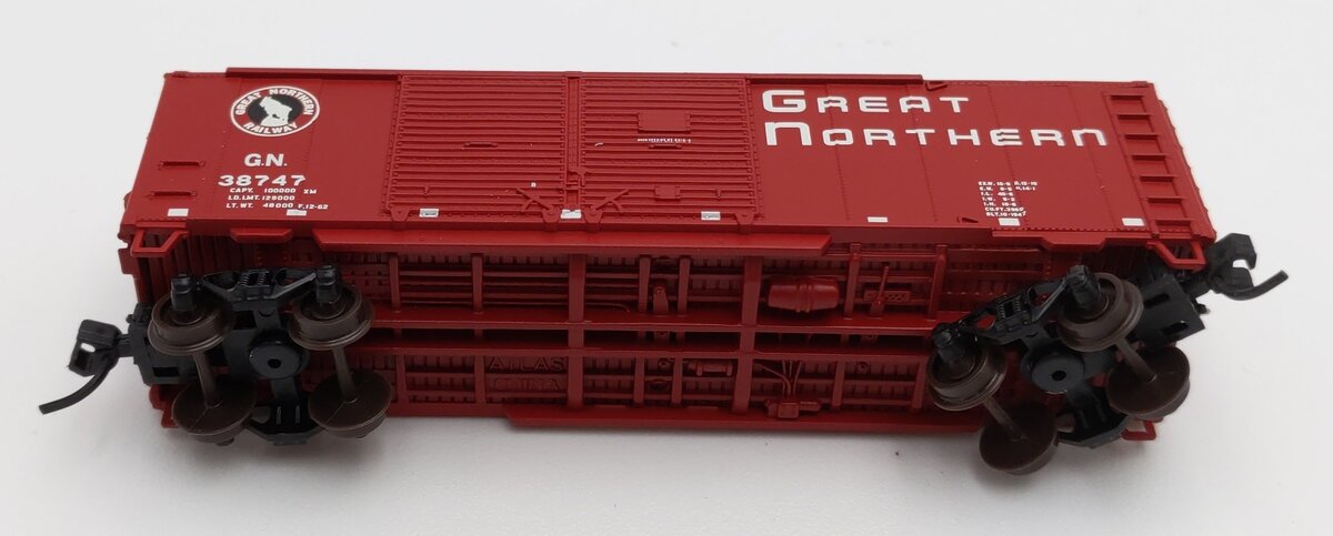 Atlas 50001275 N Trainman 40' Double Door Box, GN #38747 LN/Box