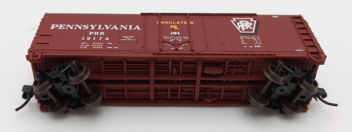 Atlas 50001814 40' PD Boxcar PRR #19174 LN/Box