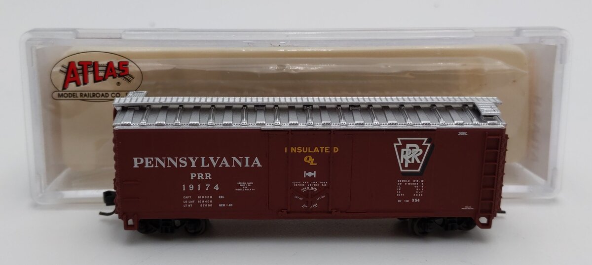 Atlas 50001814 40' PD Boxcar PRR #19174 LN/Box