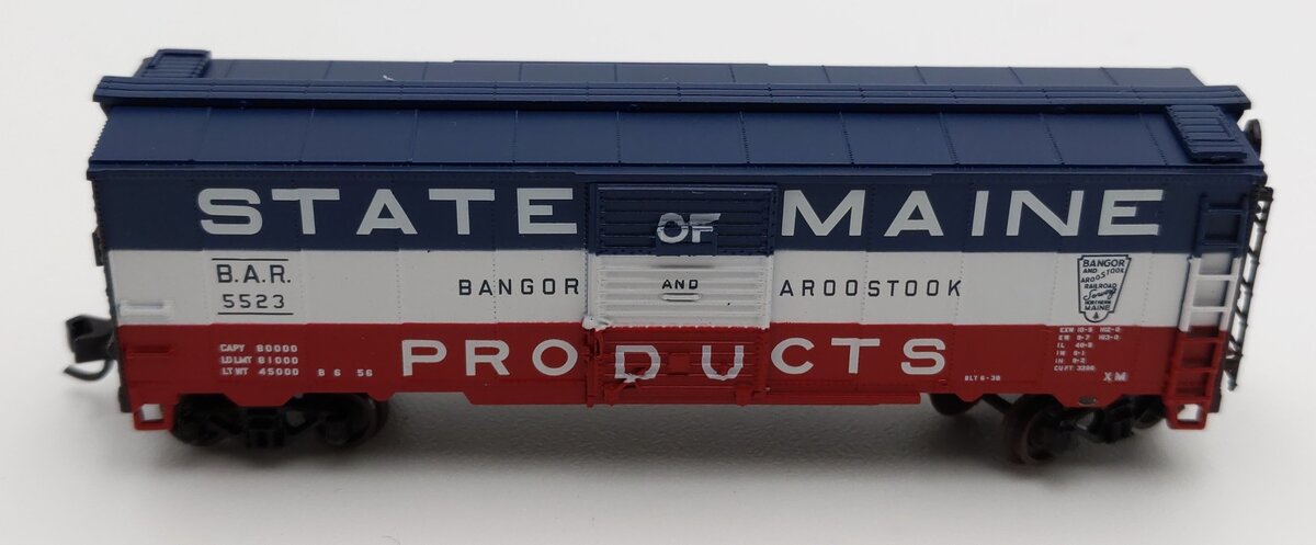 Atlas 50000862 N Bangor Aroostook 1932 ARA Boxcar #5523 LN/Box