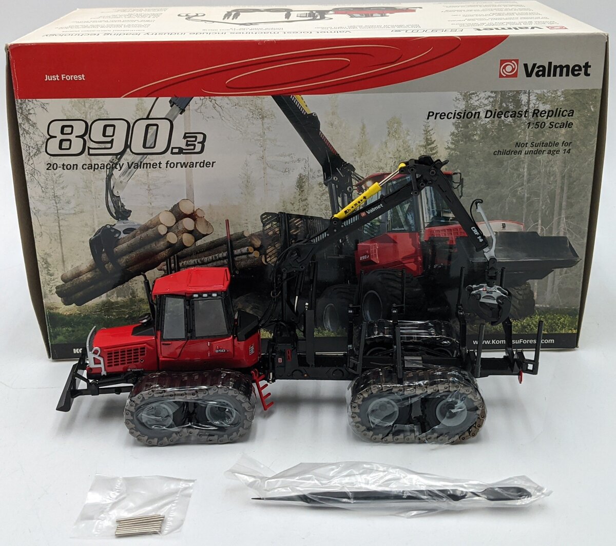 Sword Models SW3007 1:50 Diecast Valmet 890.3 Forwarder W/Grab NIB