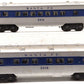 Lionel Vintage O Gauge Postwar "Santa Fe" Passenger Cars: 2414, 2416 [2] VG