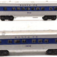 Lionel Vintage O Gauge Postwar "Santa Fe" Passenger Cars: 2414, 2416 [2] VG