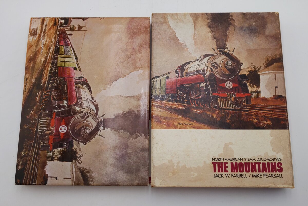 North American Steam Locomotives Hardcover Book By Jack Farrell & Mike Pearsall VG
