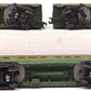 Lionel Vintage O Gauge Postwar Green/Gray Passenger Cars: 2400, 2401 [3] VG