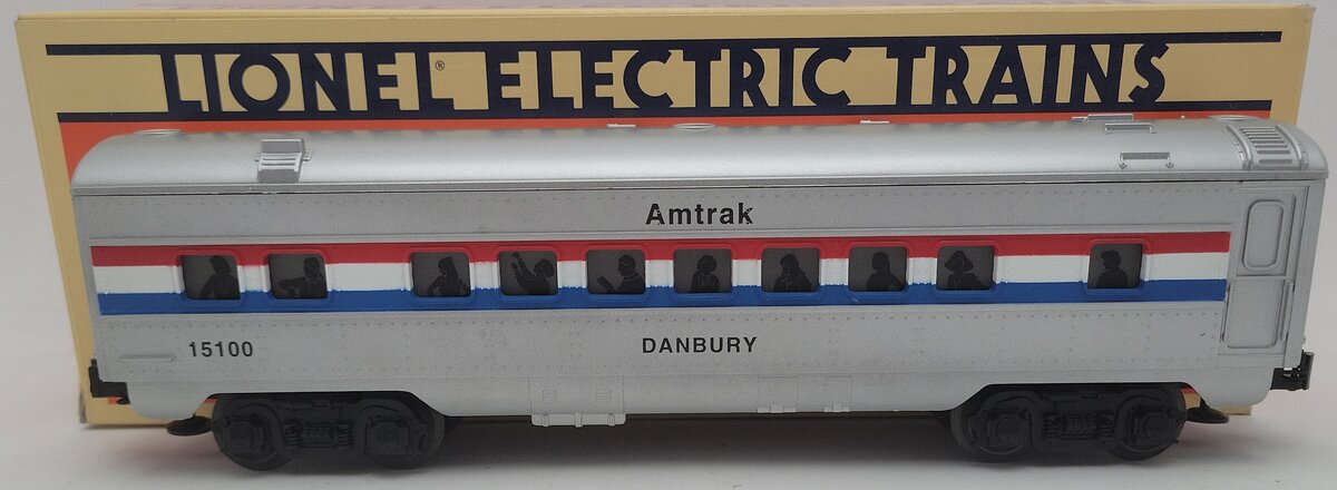 Lionel 6-15100 O Gauge Amtrak "Danbury" Illuminated Passenger Car EX/Box