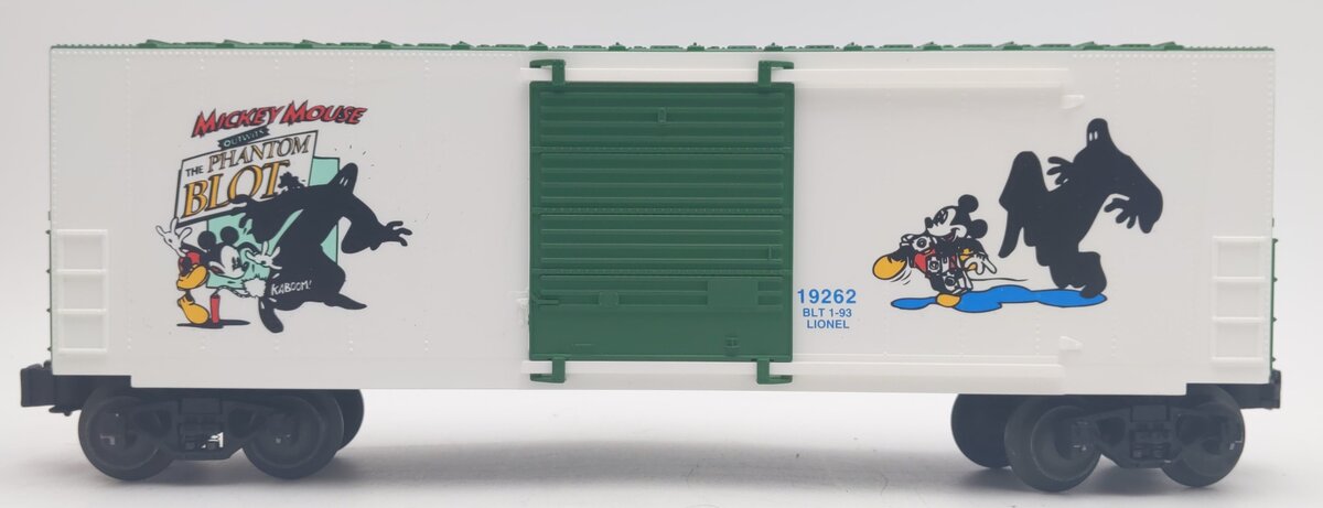Lionel 6-19262 O Gauge Perils of Mickey High-Cube Boxcar II EX/Box