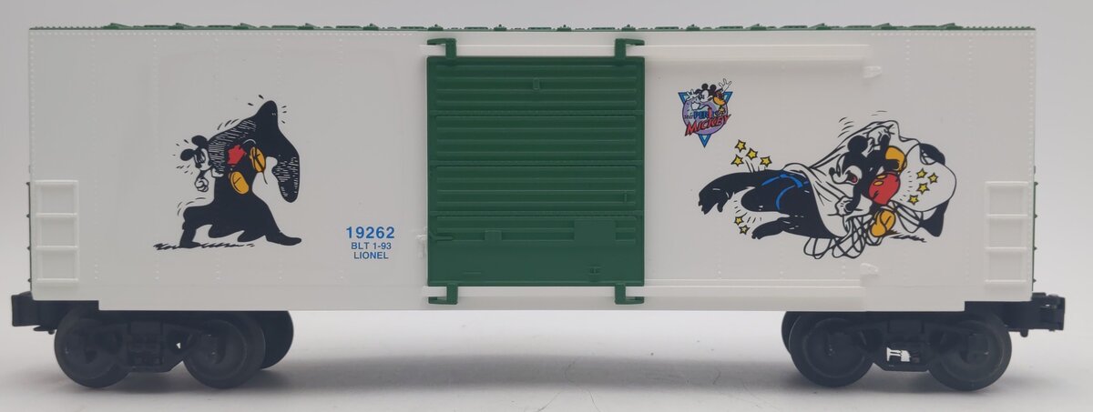 Lionel 6-19262 O Gauge Perils of Mickey High-Cube Boxcar II EX/Box