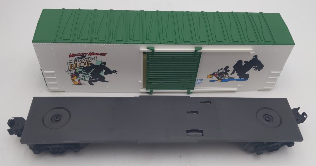 Lionel 6-19262 O Gauge Perils of Mickey High-Cube Boxcar II EX/Box