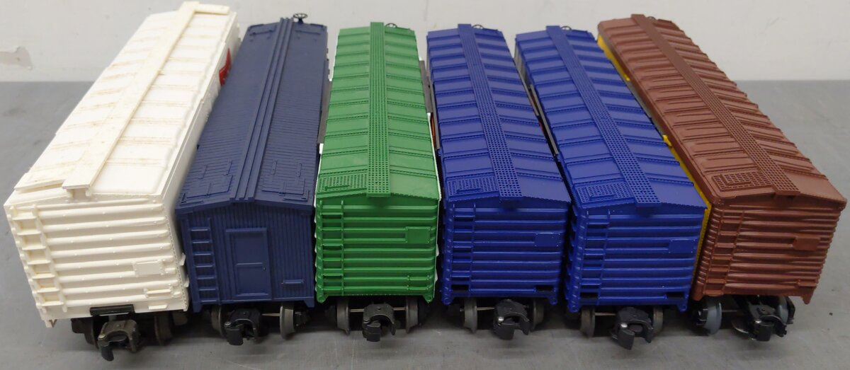 Lionel O Gauge Assorted Freight Cars 19922, 16802, 9802, 9811, 6464-97 [6] EX/Box