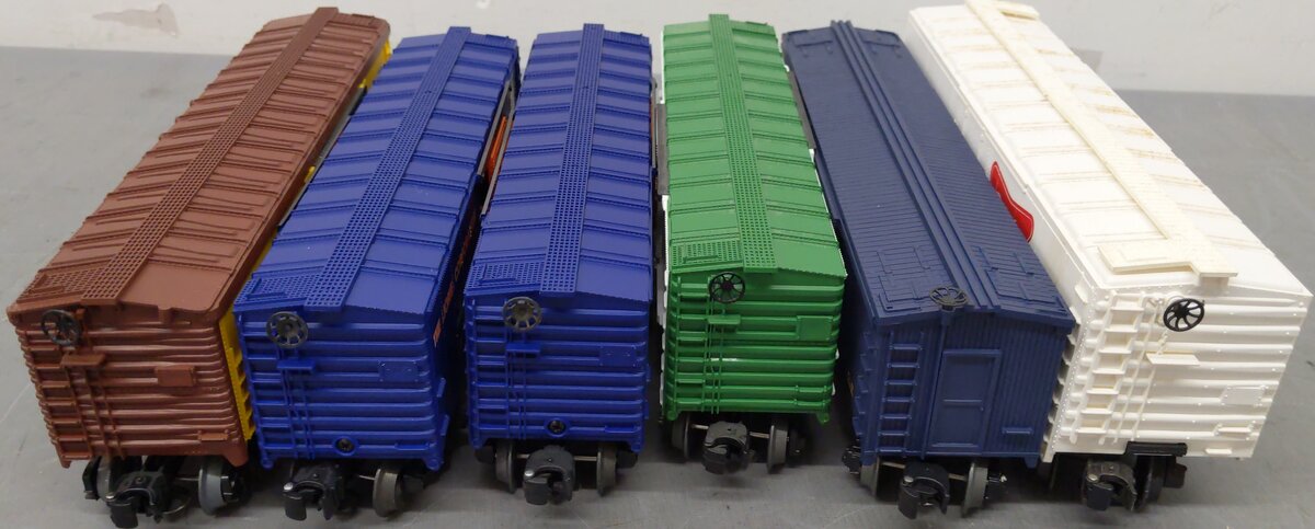 Lionel O Gauge Assorted Freight Cars 19922, 16802, 9802, 9811, 6464-97 [6] EX/Box