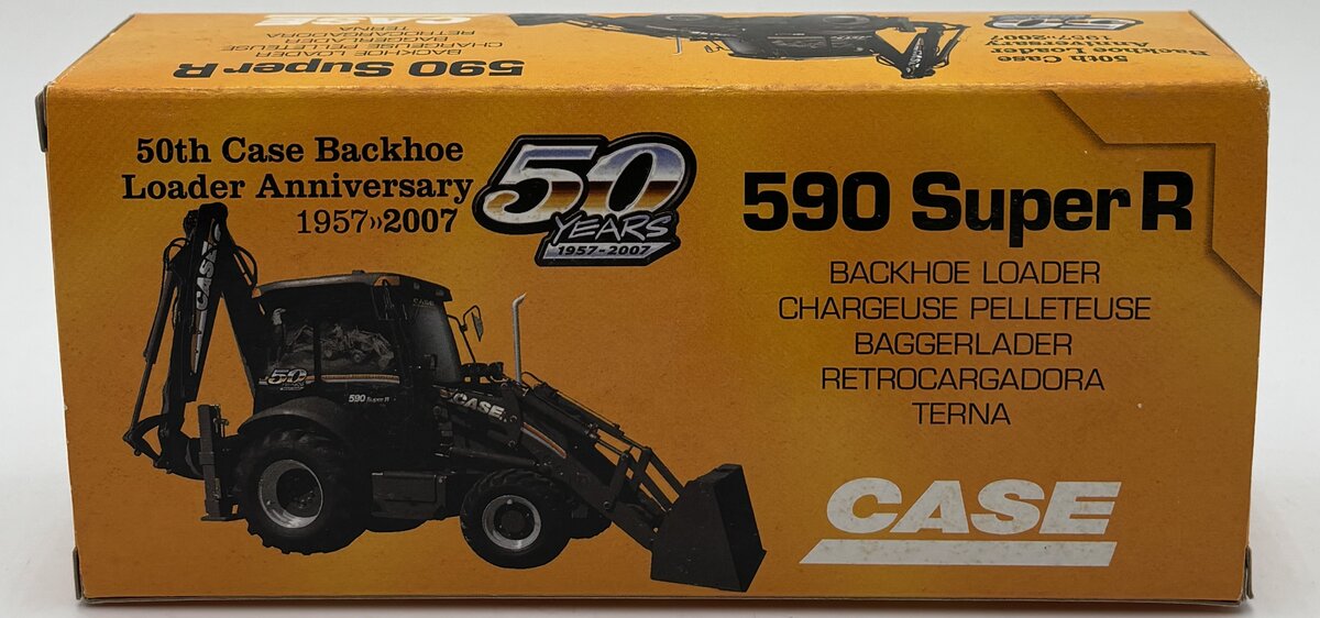 Conrad 2580/01 1:50 590 Super R Backhoe Loader 50th Anniversary Edition LN/Box