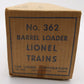 Lionel 362 Vintage O Operating Barrel Loader Ramp EX/Box
