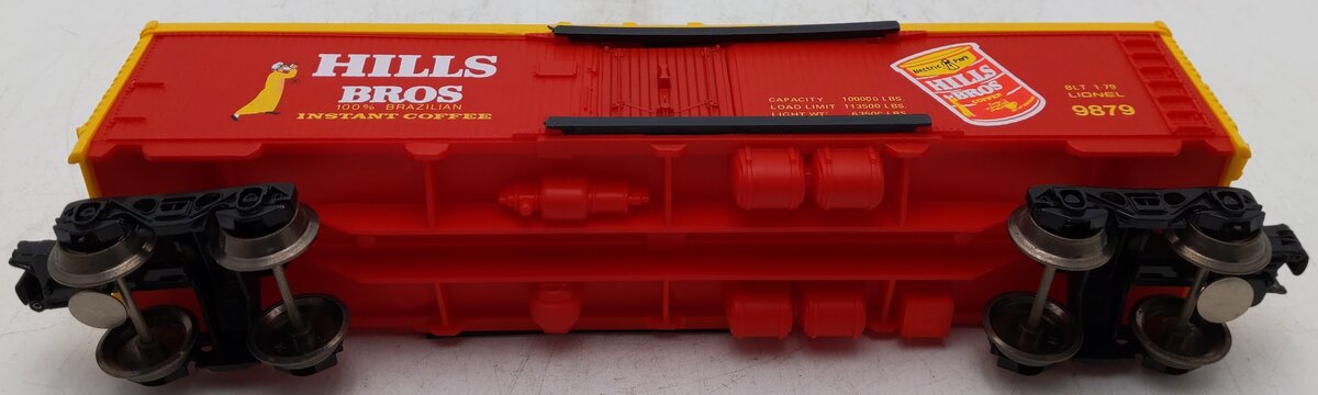Lionel 6-9879 O Hills Bros. Coffee Billboard Reefer Car EX/Box