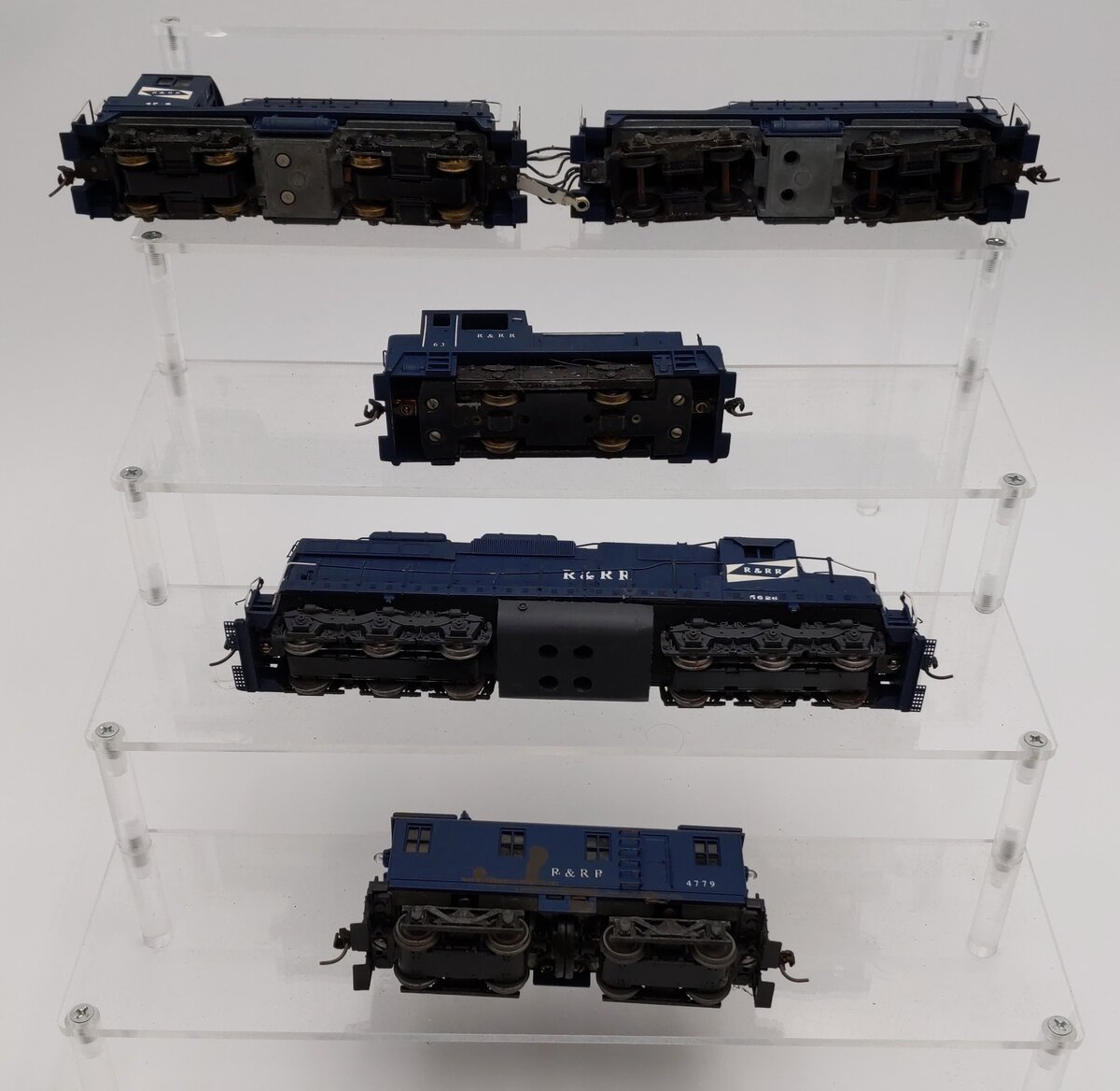 HO Custom R&RR Diesel Locomotives: 4778, 63, 4779, 5626 [5]