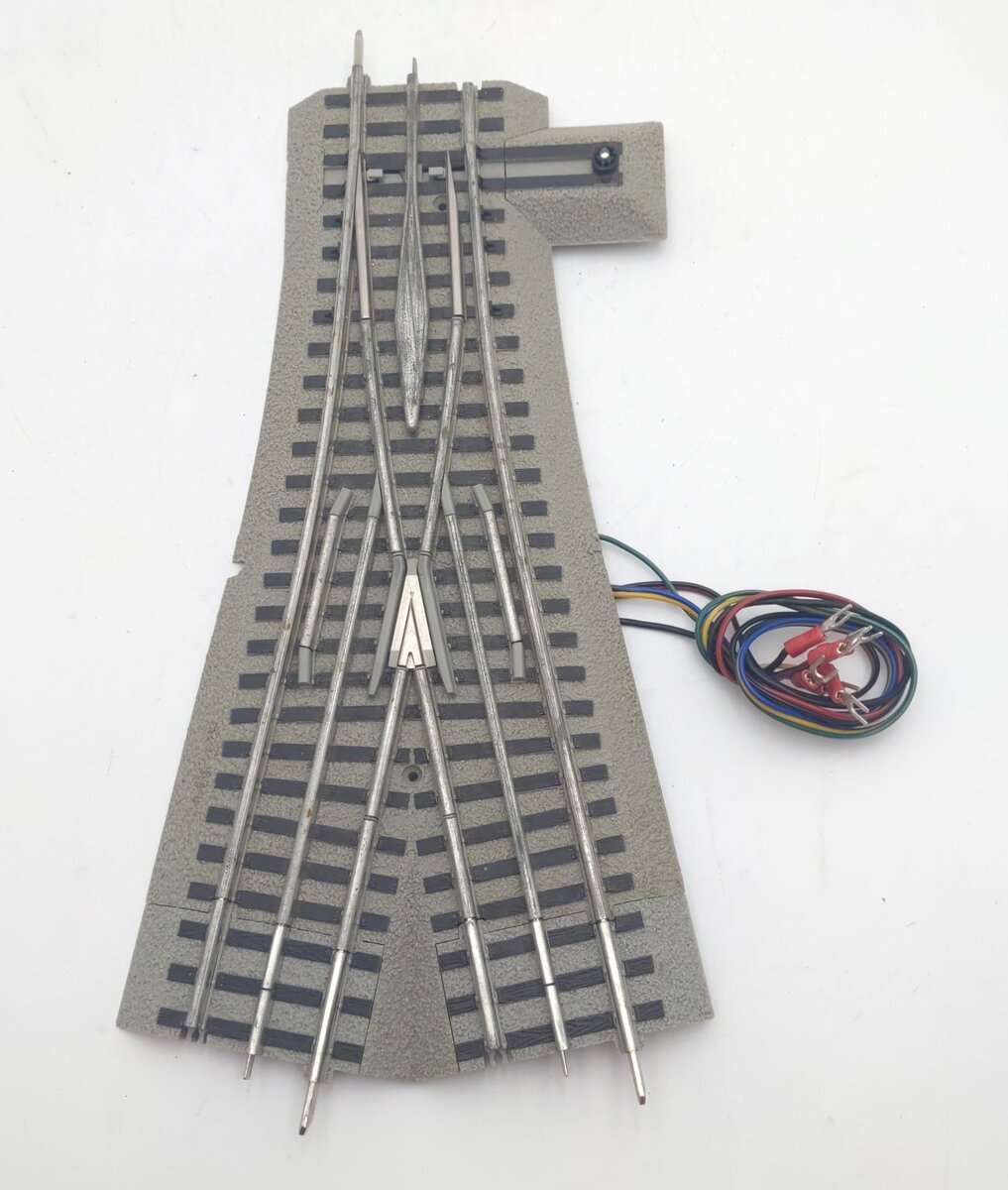 Lionel 6-12047 O-72 Remote-Control FasTrack Wye Switch Turnout No Remote/Lamp VG