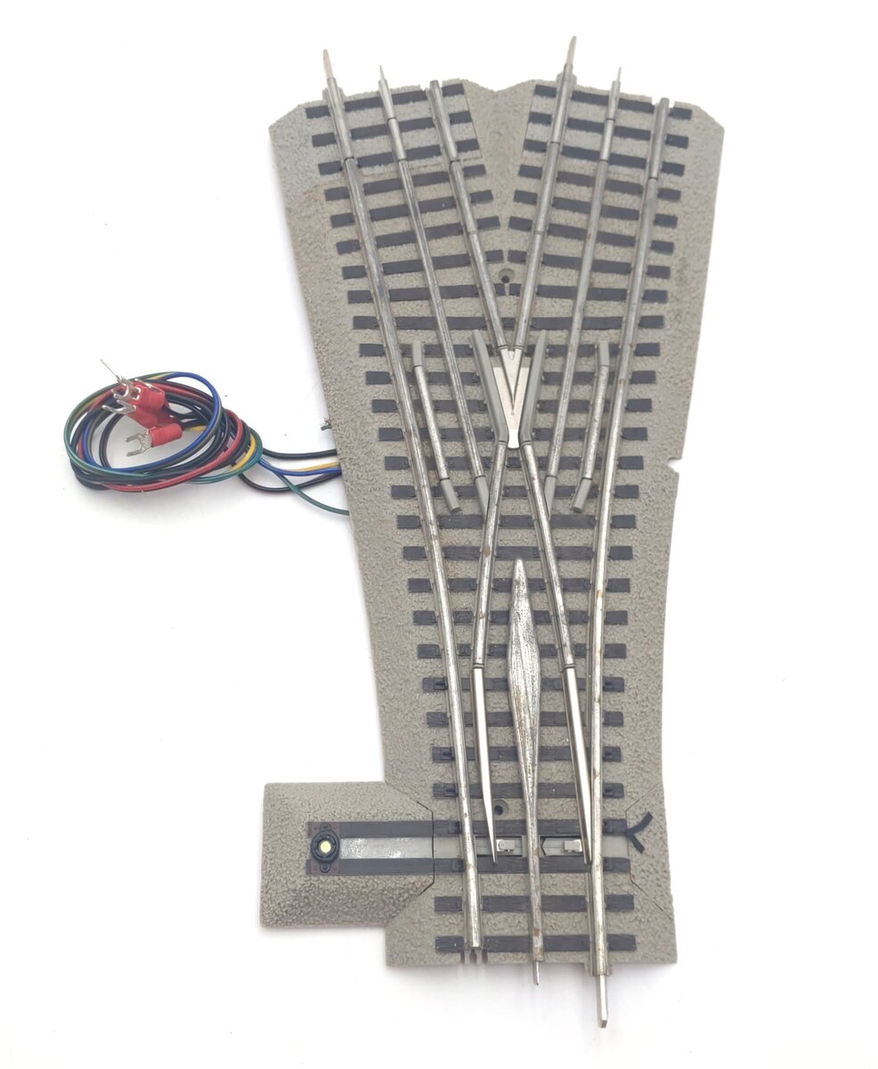 Lionel 6-12047 O-72 Remote-Control FasTrack Wye Switch Turnout No Remote/Lamp VG