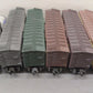 Lionel O Gauge Assorted Freight Cars 9367, 5703, 5701, 5705, 5704, 5706 [6] EX/Box