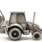 SpecCast DS-9673605 1:50 Pewter New Holland E-Series Backhoe 555E LN/Box