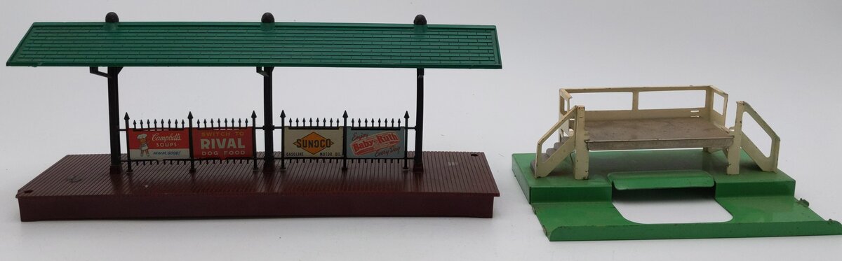 Lionel O Gauge Vintage Milk Platform & Station Platform- 3462, 157 [2] EX
