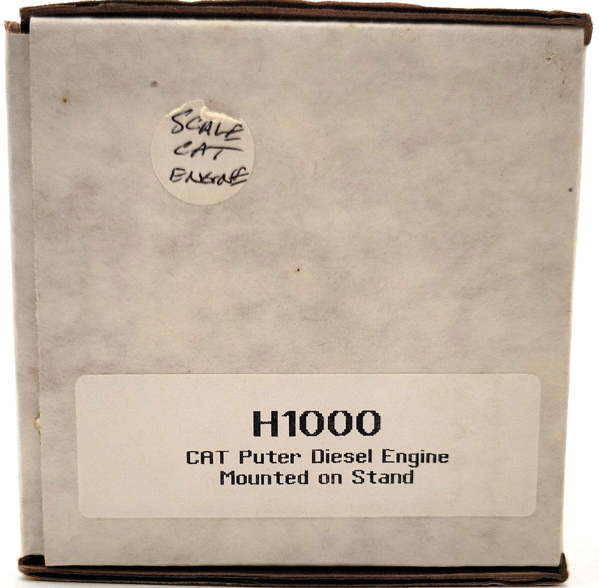 Pewter CAT H1000 Diesel Engine Mounted on Stand LN/Box
