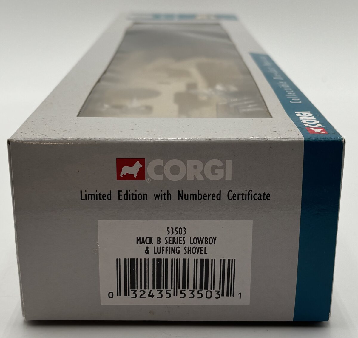 Corgi 53503 1:50 Mack B Series Limited Edition Lowboy & Luffing Shovel LN/Box