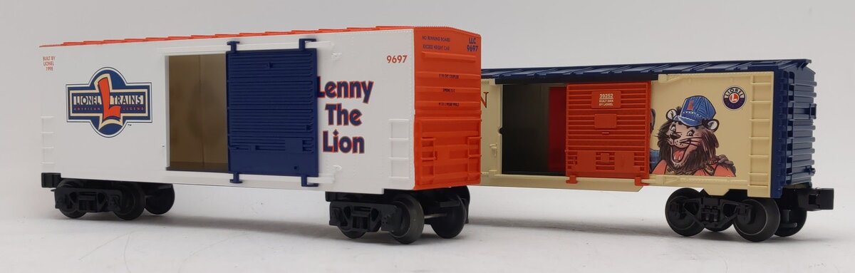 Lionel O Gauge Assorted Boxcars # 9697, Lenny Dean [2] LN/Box