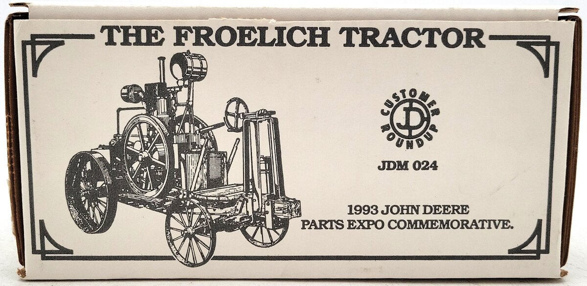 SpecCast JDM-024 1:43 Pewter John Deere FROELICH Gas Engine Tractor LN/Box