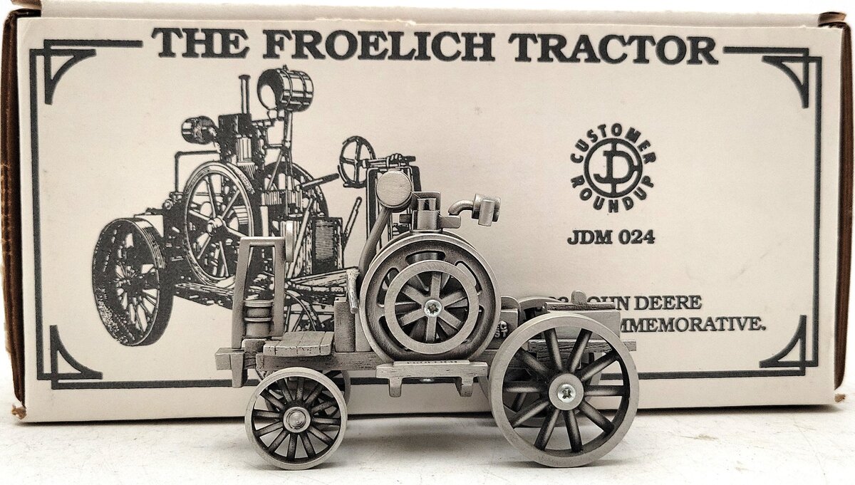 SpecCast JDM-024 1:43 Pewter John Deere FROELICH Gas Engine Tractor LN/Box