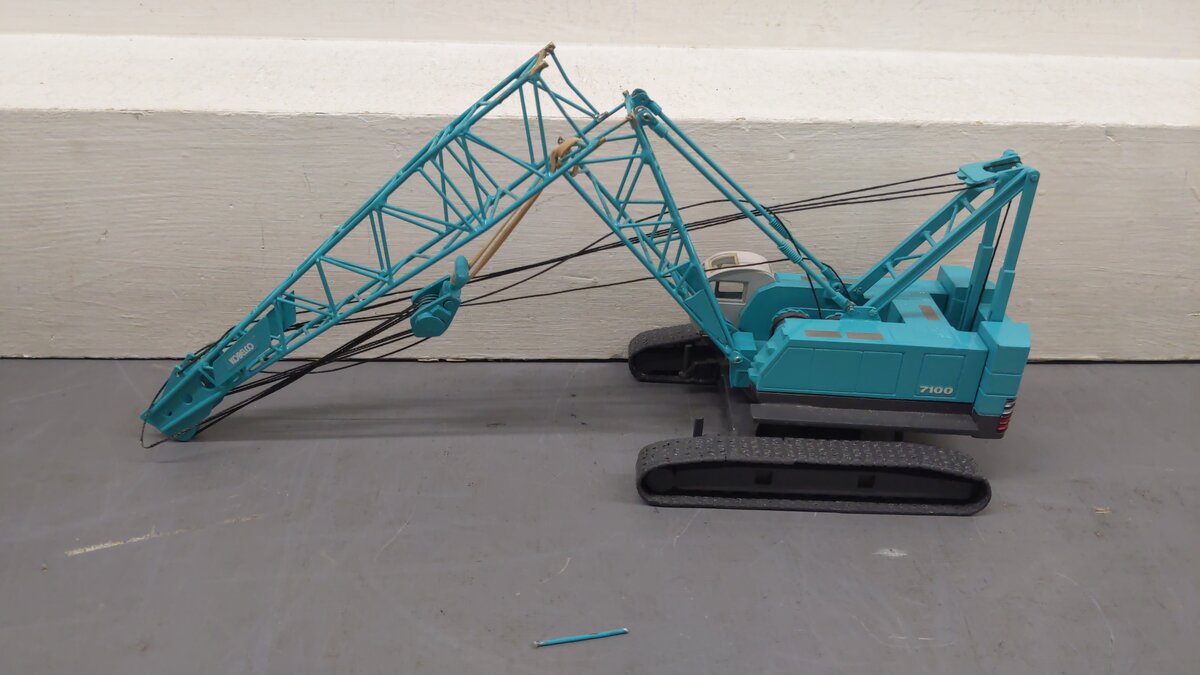 Acme 7120 1:50 Scale By Kobelco MastertechTurquoise 7100 Hydraulic Crane VG