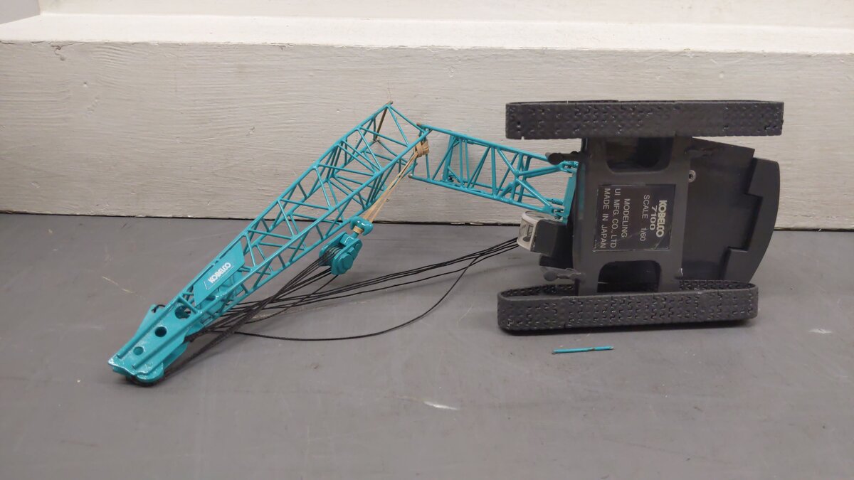 Acme 7120 1:50 Scale By Kobelco MastertechTurquoise 7100 Hydraulic Crane VG