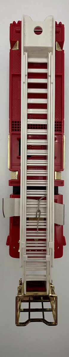 Texaco 00352 1:35 1997 Texaco Aerial Tower Fire Truck Gold Serial Numbered LN/Box