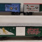 Lionel O Gauge Assorted Christmas Freight Boxcars - #29941, #25033, #19998 [3] LN/Box
