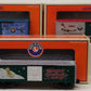 Lionel O Gauge Assorted Christmas Freight Boxcars - #29941, #25033, #19998 [3] LN/Box