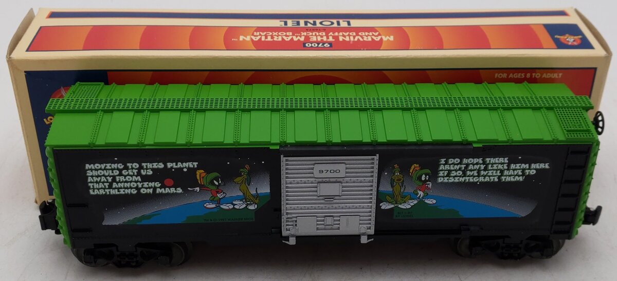 Lionel 6-16274 O Marvin the Martian and Daffy Duck Boxcar #9700 EX/Box
