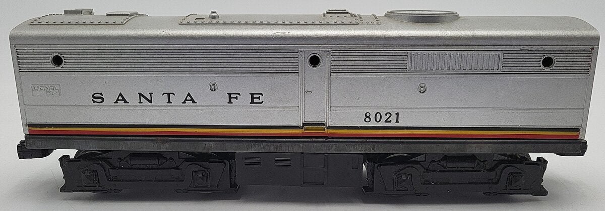 Lionel 6-8021 Santa Fe Alco Non-Powered B-Unit Diesel Locomotive VG