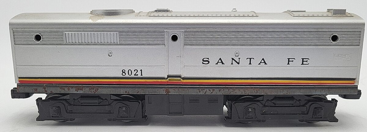 Lionel 6-8021 Santa Fe Alco Non-Powered B-Unit Diesel Locomotive VG