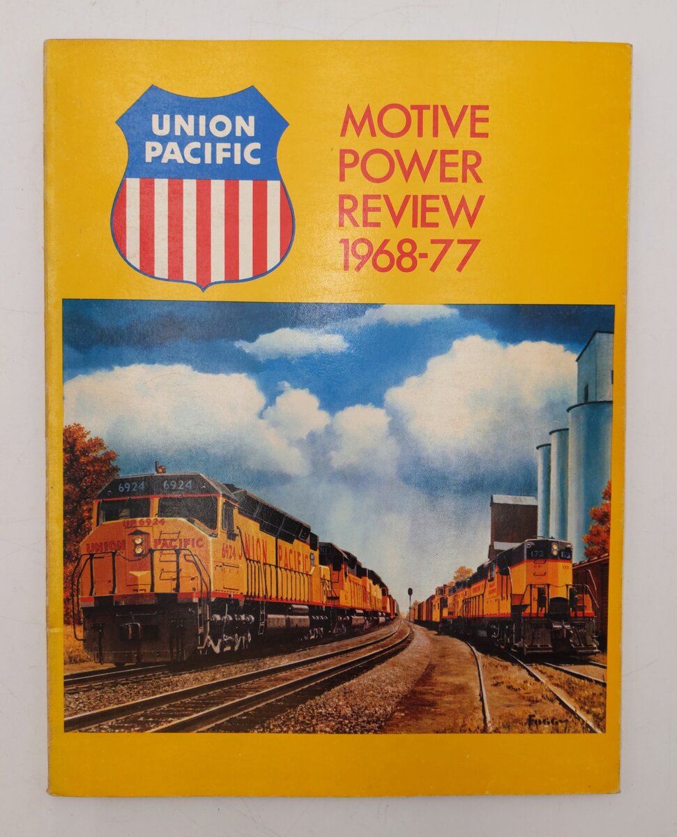 Union Pacific Motive Power Review 1968-77 Paperback Book F. Hol Wagner Jr. EX