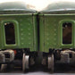 Lionel Vintage O Gauge Green Tinplate Passenger Cars: 2440, 2441 [2] VG