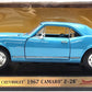 Road Signature 92188 1:18 Blue w/ White Stripes 1967 Chevrolet Camaro Z28 LN/Box