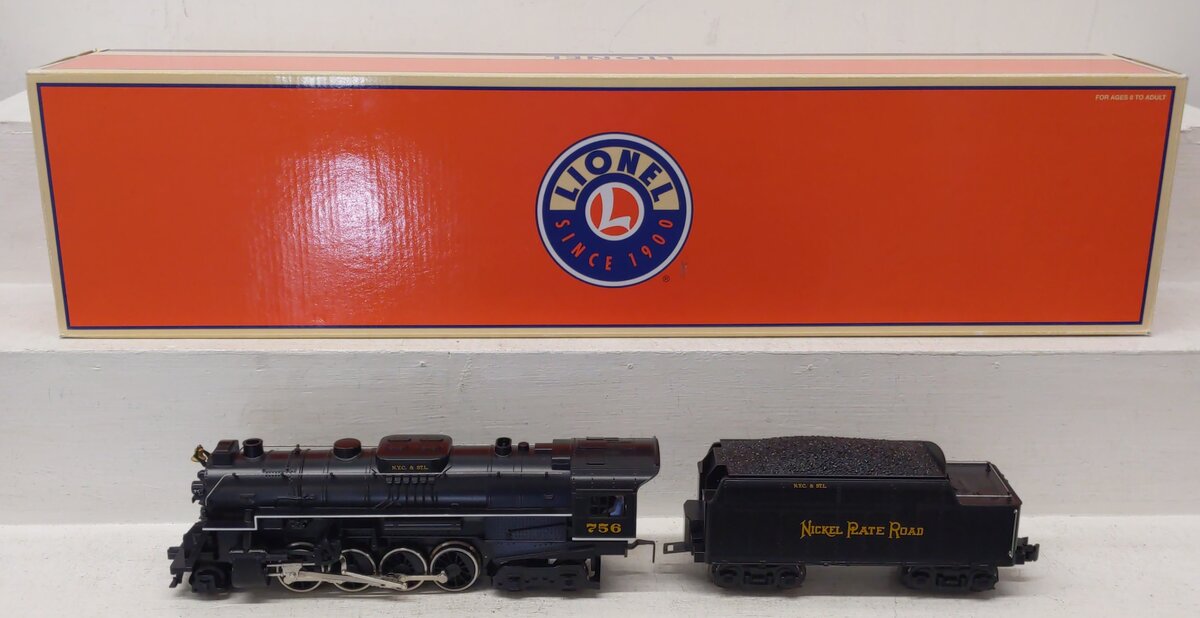 Lionel 6-38087 Nickel Plate Road 2-8-4 Berkshire Steam Locomotive w/ Tender #756 EX/Box