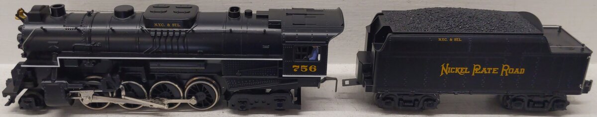 Lionel 6-38087 Nickel Plate Road 2-8-4 Berkshire Steam Locomotive w/ Tender #756 EX/Box