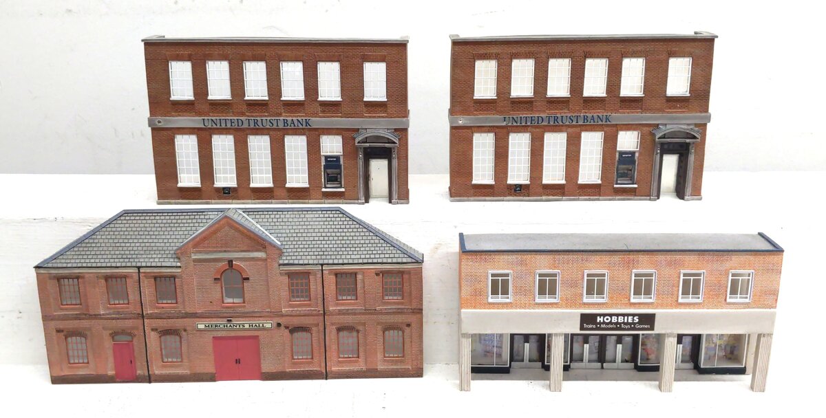 Bachmann HO Scale Assorted Resin Buildings: 35001, 35005, 35007 [4] EX