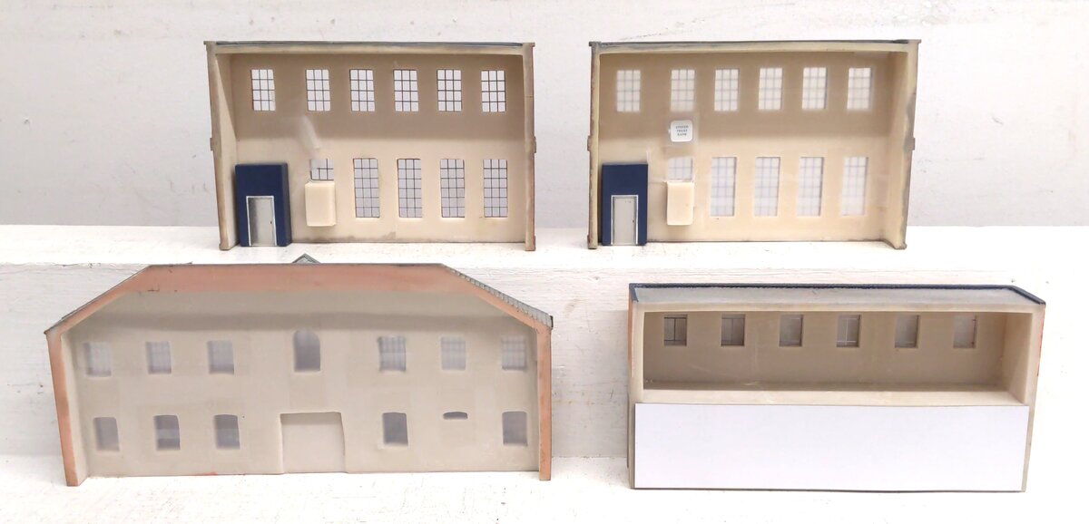 Bachmann HO Scale Assorted Resin Buildings: 35001, 35005, 35007 [4] EX