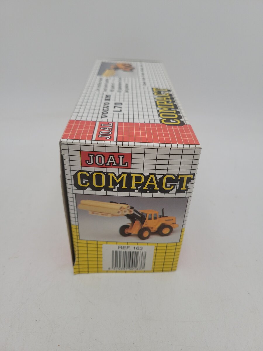 Joal 163 1:50 Scale Yellow Volvo BM L70 Compact W/Pallet Fork Diecast Metal