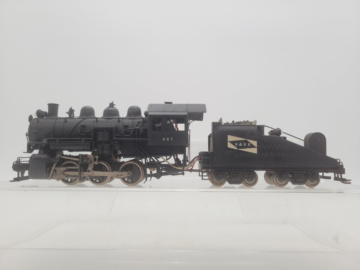 United Scale Models HO Scale BRASS CUSTOM Steam Locomotive & Tender #007 w/DCC