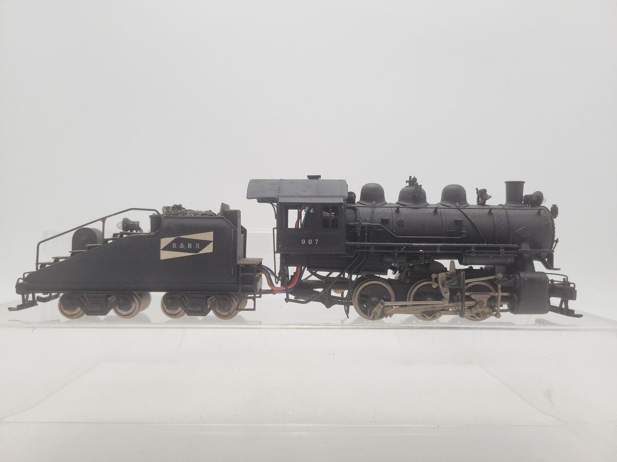 United Scale Models HO Scale BRASS CUSTOM Steam Locomotive & Tender #007 w/DCC