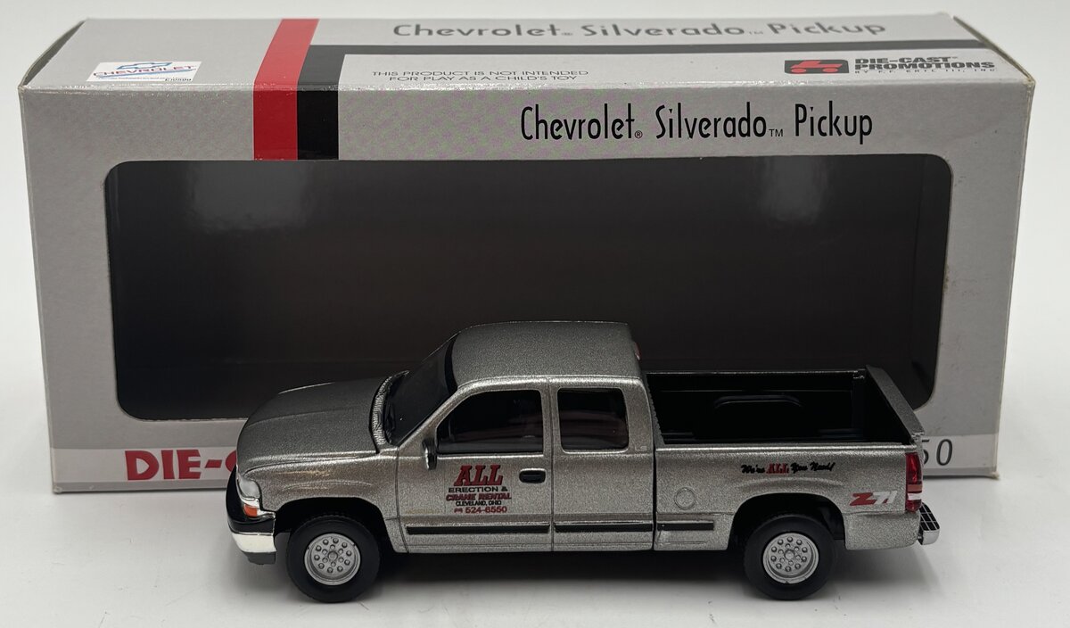 Die Cast Promotions 1:50 ALL Silver Chevrolet Silverado Pickup LN/Box