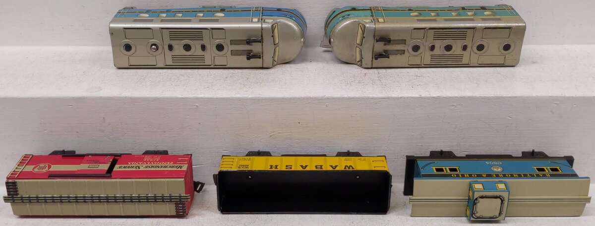 Marx 9629 Vintage O Gauge Diesel Locomotive Freight Starter Set VG/Box